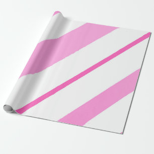 Rosa Linien Geschenkpapier