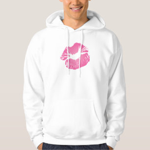 Rosa Lippen Hoodie
