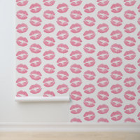 Rosa Lippen, Lippenmuster, rosa Lipstick, Kuss