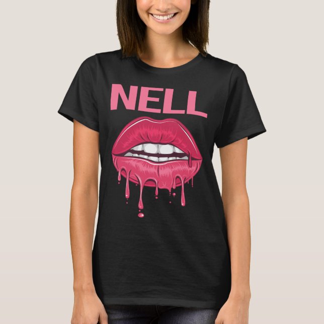 Rosa Lippen - Name der Zelle T-Shirt (Vorderseite)
