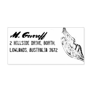 Rosa Lippen und ein Wort Baloon oder Zunge Gummistempel