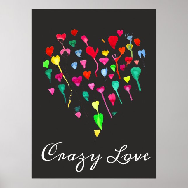 Rosa Lippenstift Kuss Pop Art Rosa und Schwarz Poster (Vorne)