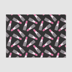 Rosa Lippenstift Seidenpapier