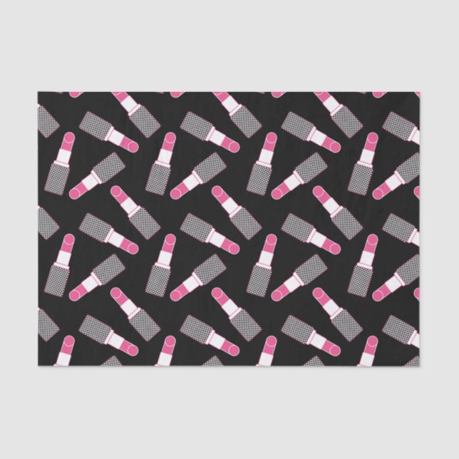 Rosa Lippenstift Seidenpapier (Vorderseite)