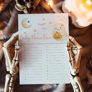 Rosa Little Boo Baby Shower Baby Name Rate Spiel