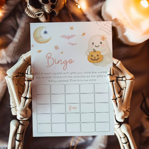 Rosa Little Boo Baby Shower Bingo Spiel