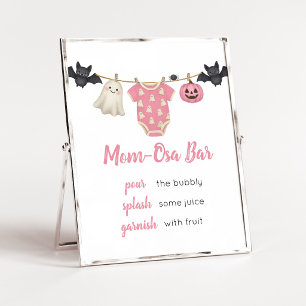 Rosa Little Boo Wäscheleine Mom Osa Bar Schild
