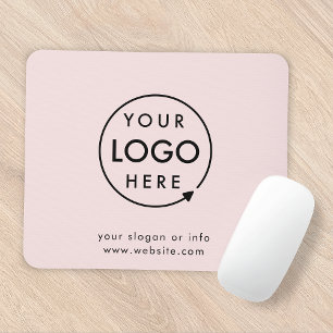 Rosa Logo Business Corporate Modernes Minimalist Mousepad