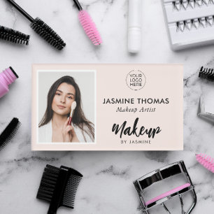 Rosa Logo Foto Make-up Namenschild