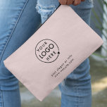 Rosa | Logogeschäft Beruflich Zubehörtasche<br><div class="desc">Eine einfache,  rosa,  kundenspezifische Business-Vorlage in modernem minimalistischem Stil,  die leicht mit Ihrem Firmenlogo und Firmenlogo oder info aktualisiert werden kann. Wenn Sie Hilfe bei der Personalisierung dieses Produktes benötigen,  kontaktieren Sie mich bitte über den unten stehenden Nachrichtenkopf und ich werde Ihnen gerne weiterhelfen.</div>