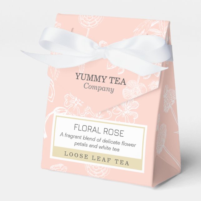 Rosa - Lose-Leaf-Tee-Packung Kleine Packung Geschenkschachtel (Vorderseite)