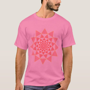 rosa Lotos auf Rosa T-Shirt