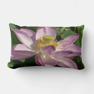 Rosa Lotus Blume II Sommerblume Lendenkissen