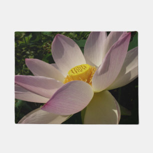 Rosa Lotus Blume III Sommer-Blütenzeit Fußmatte