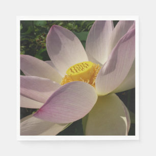 Rosa Lotus Blume III Sommer-Blütenzeit Serviette