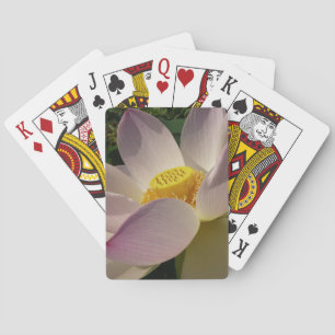 Rosa Lotus Blume III Sommer-Blütenzeit Spielkarten