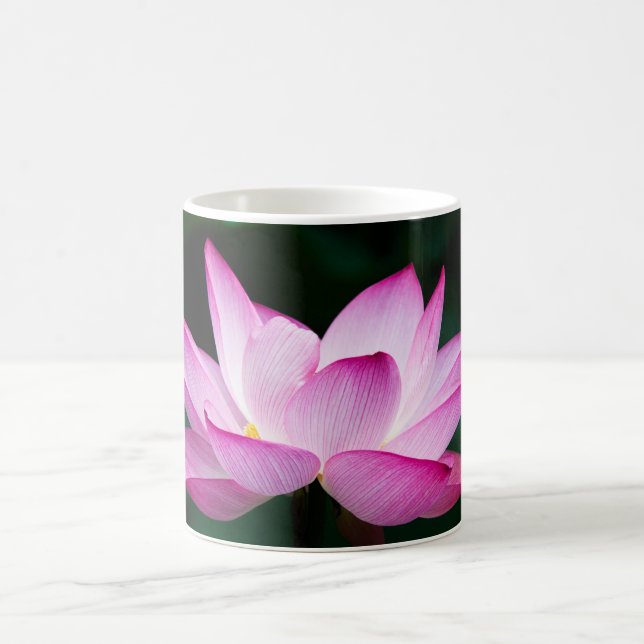 Rosa Lotus-Blume Kaffeetasse (Mittel)
