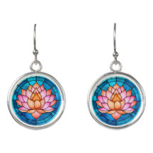 Rosa Lotus Blume Mosaikglas