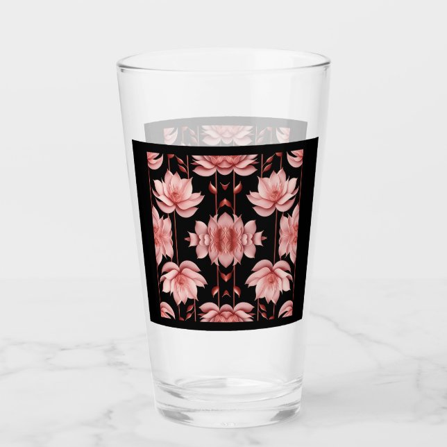 Rosa Lotus Classic Glas (Vorderseite)