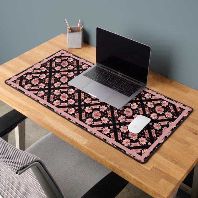 Rosa Lotus Classic Schreibtischunterlage (Büro 2)