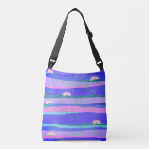 Rosa Lotus Crossbody Bag Tragetaschen Mit Langen Trägern