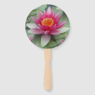 Rosa Lotus Fächer