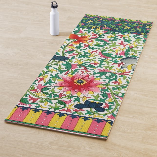 Rosa Lotus Garden Yogamatte (Beispiel)