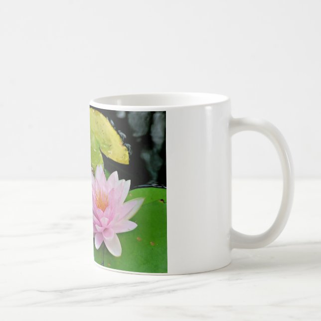 Rosa Lotus Kaffeetasse (Rechts)