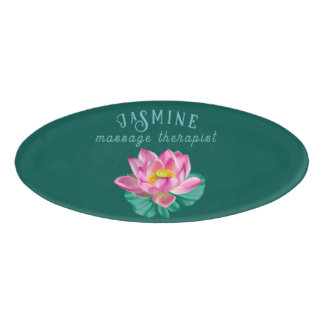Rosa Lotus | Salon, Massagetherapeut Namenschild