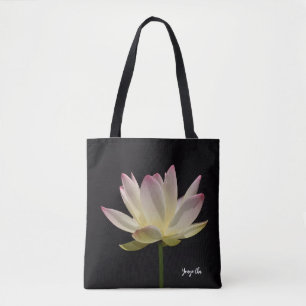 Rosa Lotus-Schultertasche