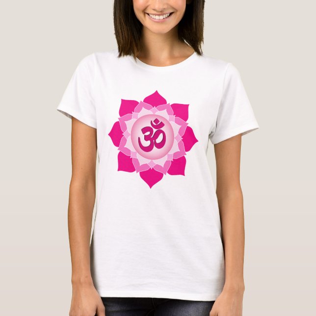 Rosa Lotus T-Shirt (Vorderseite)