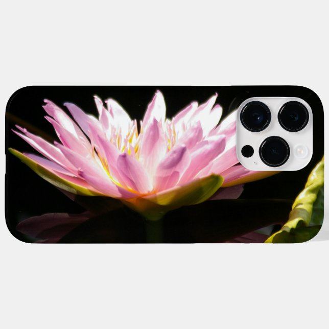 Rosa Lotus-Wasserlilie Case-Mate iPhone Hülle (Rückseite (Horizontal))