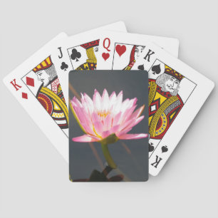 Rosa Lotus-Wasserlilie Spielkarten