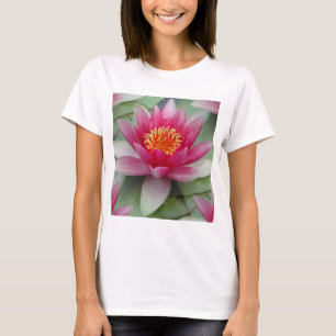 Rosa Lotus Wasserlilie T-Shirt