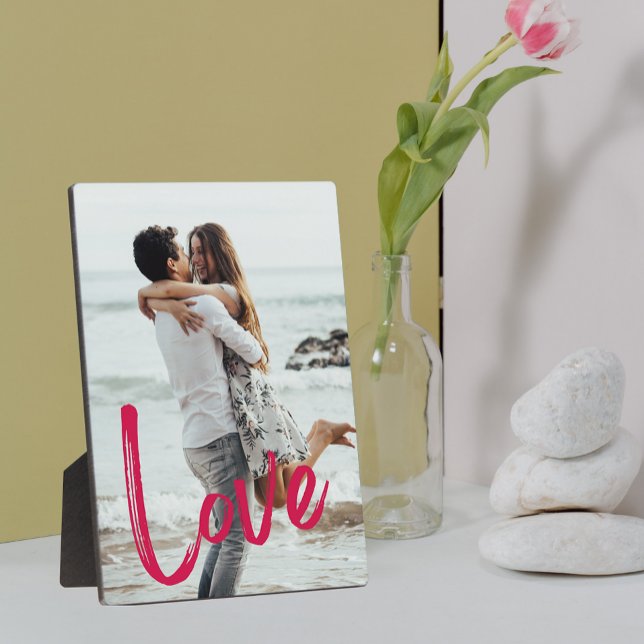 Rosa LOVE-Schrift-Easel-Foto ohne Rahmen (Von Creator hochgeladen)