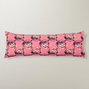 Rosa Löwenkopf-Tiermuster-Design Rosa Seitenschläferkissen