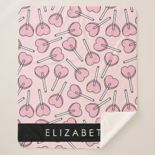 Rosa Lutscher, Herz-Lutscher, Lolly, Ihr Name Sherpadecke