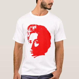 Rosa Luxemburg mit Zitat T-Shirt