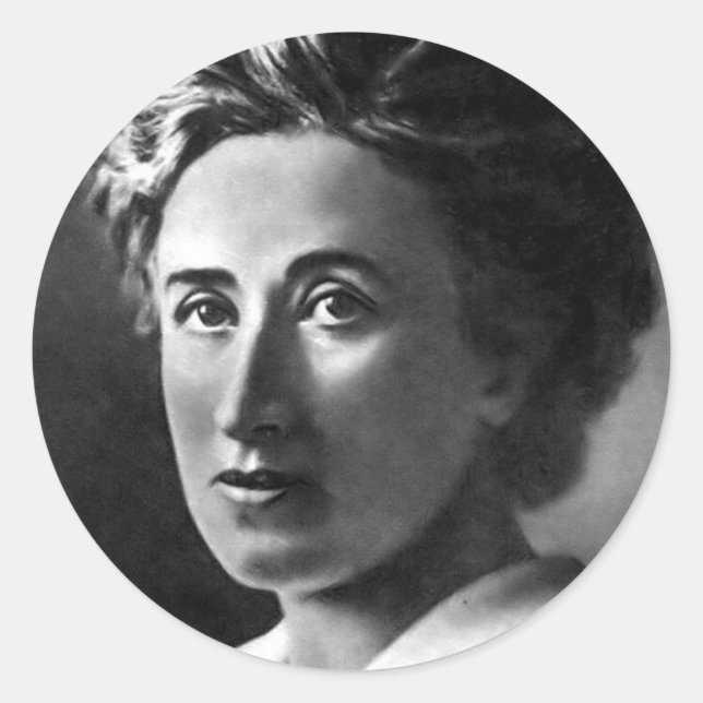 Rosa Luxemburg Stickers (Vorderseite)