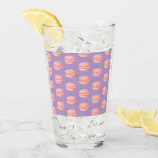 Rosa Macarons Glas