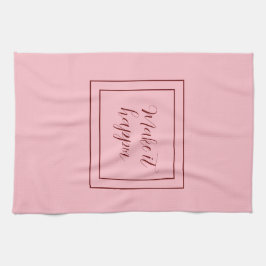 Rosa macht es zu schlucken geschirrtuch