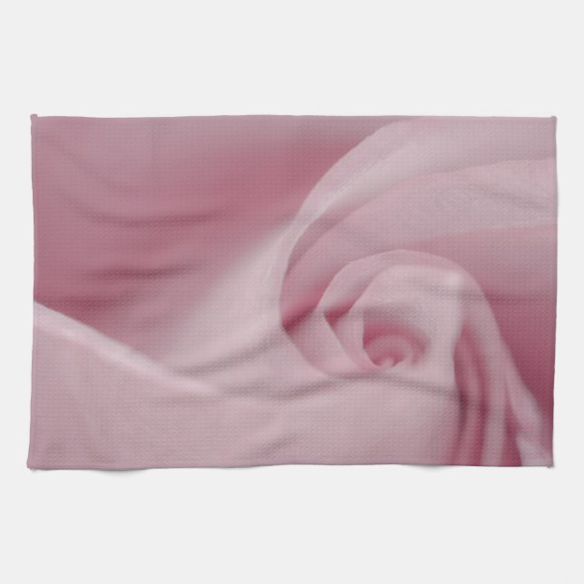 Rosa Macro Geschirrtuch (Horizontal)