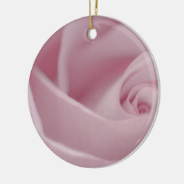 Rosa Macro Keramik Ornament