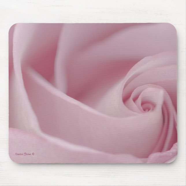 Rosa Macro Mousepad (Vorne)