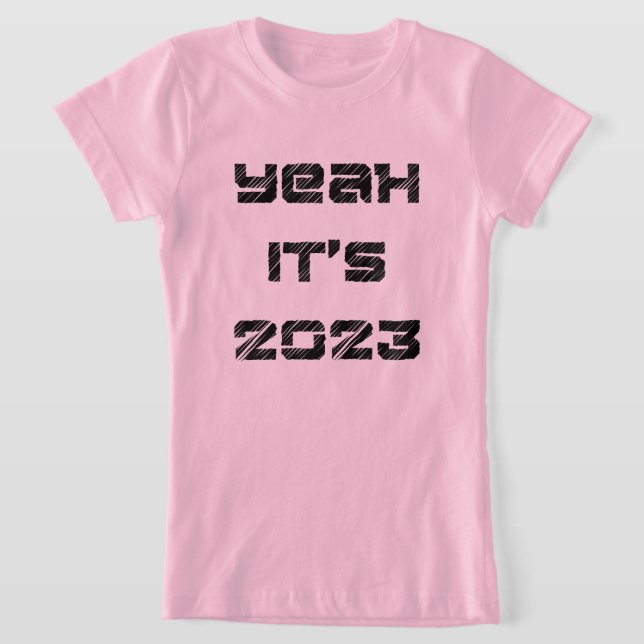 Rosa Mädchen 2023 T - Shirt (Ablage )