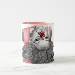 Rosa Mädchen 2 - Tasse