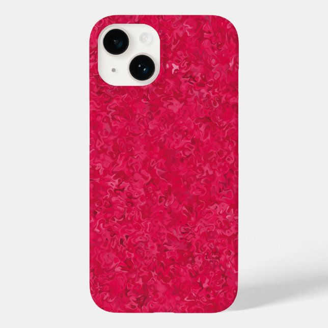 Rosa Mädchen modernes Muster Case-Mate iPhone Hülle (Rückseite)