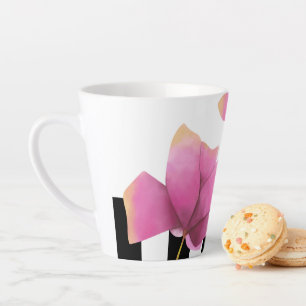 Rosa Magnolia-Blume Milchtasse