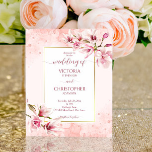 Rosa Magnolia Frühlingsblumen Haushalt Hochzeit ei