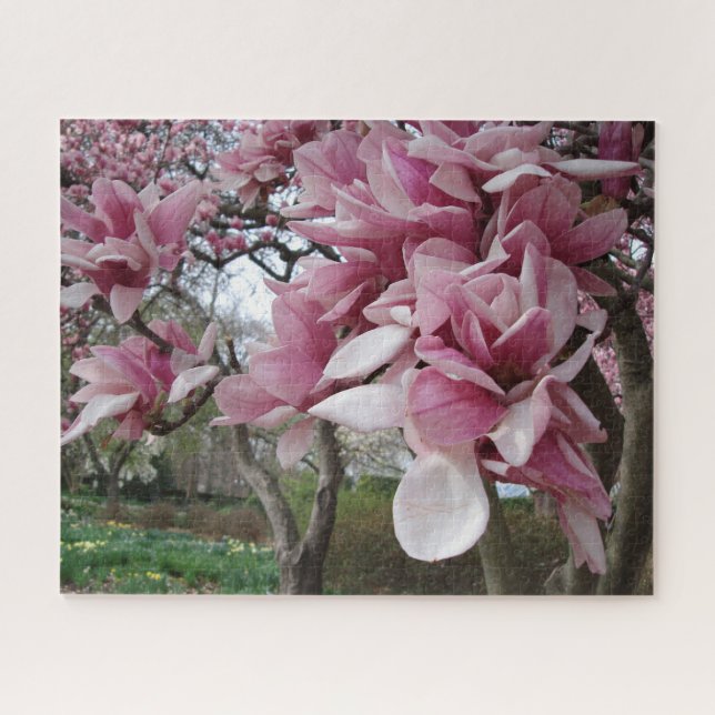 Rosa Magnolie Puzzle (Horizontal)